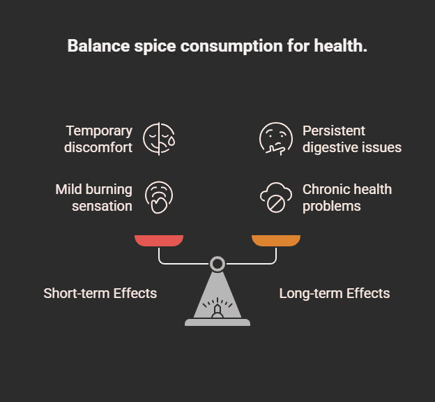 Consuming Too Much Spicy Food
