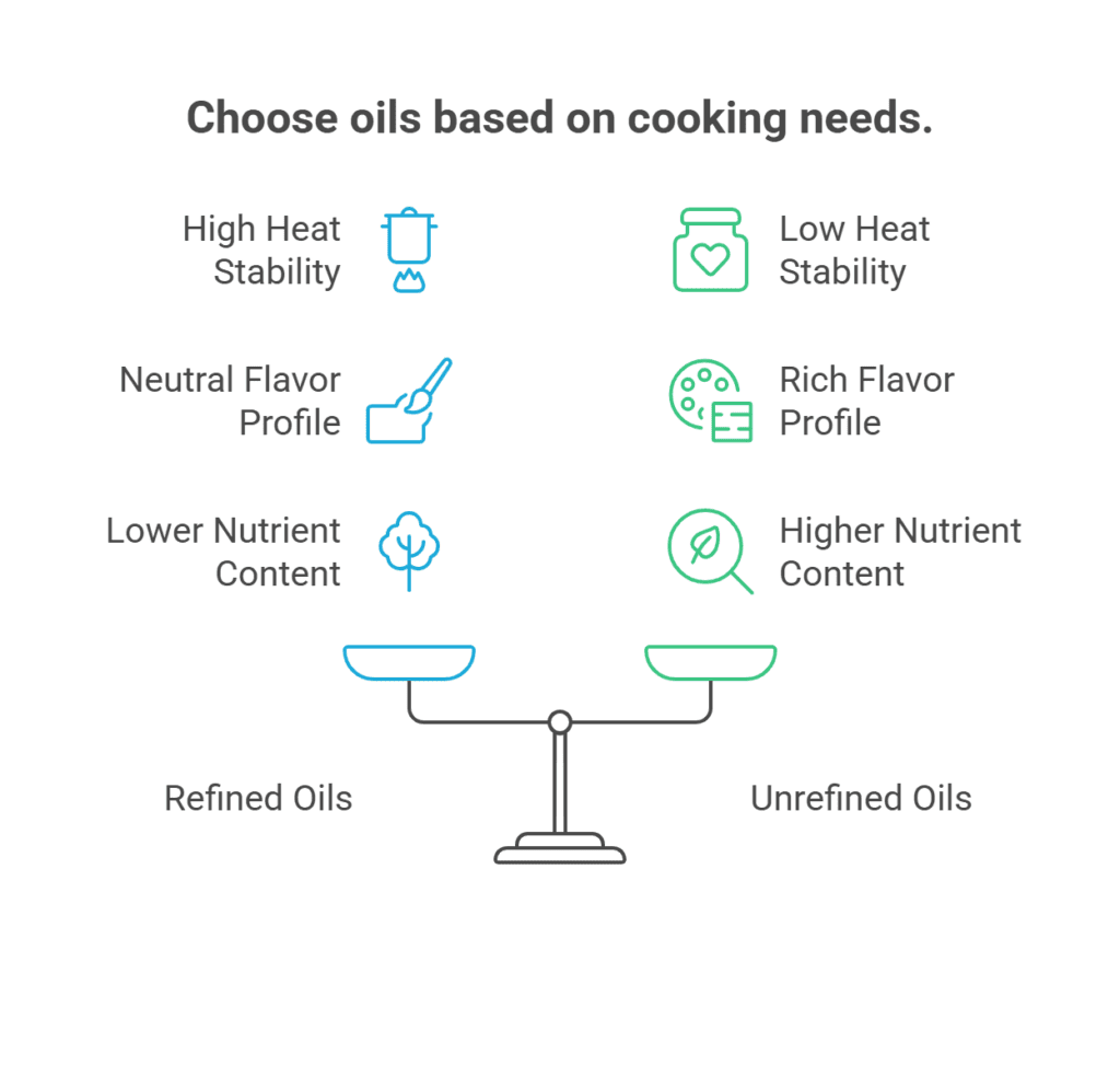 High Smoke Point Cooking Oils Are Essential for Healthy Cooking 1 Real‑Life Kitchen Scenarios visual selection